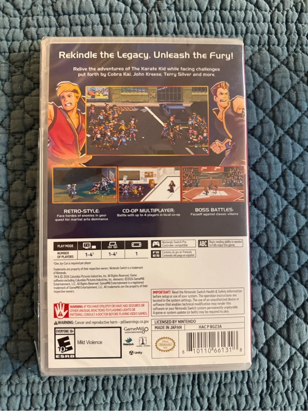 NWT Karate Kid Nintendo Switch Game